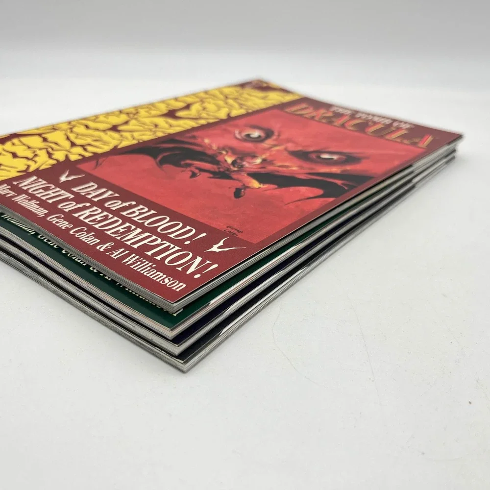 The Tomb of Dracula Epic Comics Books 1-4 Day of Blood Night of Redemption Set